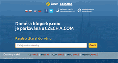 Desktop Screenshot of blogerky.com